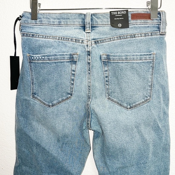 Blank NYC The Bond Mid Rise Skinny Distressed Jeans NEW - Picture 8 of 14